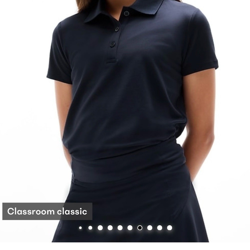 Athleta girl  NEW WITH TAGS school day polo shirt size L (12)